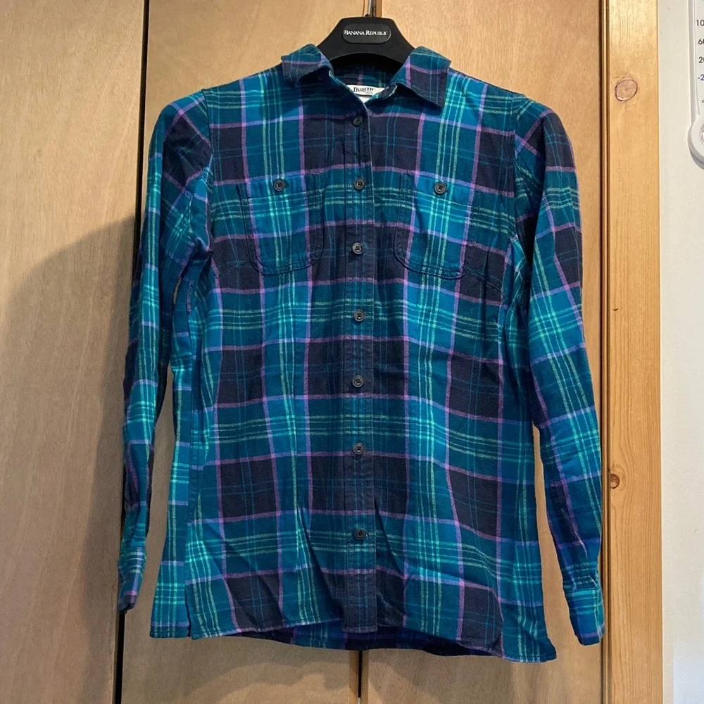 Duluth Trading Co Free Swinging Flannel - Picture 1 of 7